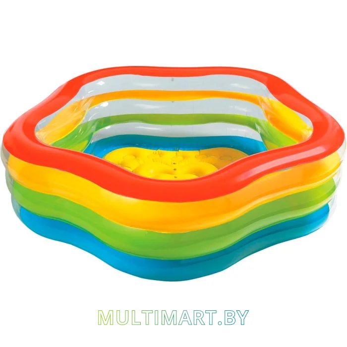 Надувной бассейн Intex Summer Colors 185х180х53 (56495)